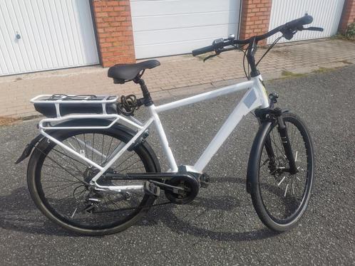 Elektrische herenfiets, Fietsen en Brommers, Elektrische fietsen, Gebruikt, Overige merken, 51 tot 55 cm, 50 km per accu of meer