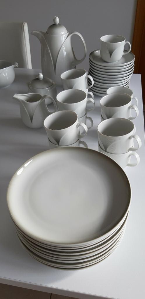 Prachtig porseleinen servies Scherzer Bavaria Germany, Verzamelen, Porselein, Kristal en Bestek, Ophalen