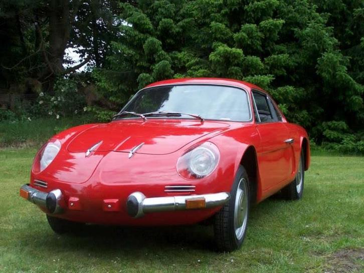 Alpine Renault A110, Auto's, Alpine, Particulier, A110, Benzine, Coupé, 2 deurs, Handgeschakeld, Rood, Zwart, Kunstmatig leder