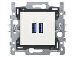 Prise encastrable Niko sans terre 2 port USB, Ophalen, Nieuw, Schakelaar