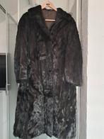 Zeer mooie lange nertsmantel 40 donkerbruin, Kleding | Dames, Ophalen, Zo goed als nieuw