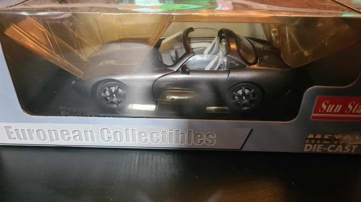 Sunstar 2004 TVR Tuscan MK2 gris starmist 1/18 *RARE*, Hobby en Vrije tijd, Modelauto's | 1:18, Nieuw, Auto, Sun Star, Ophalen of Verzenden