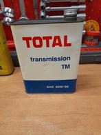 ancien bidon huile vide total transmission TM sae 80w90, Enlèvement ou Envoi, Utilisé, Autres types