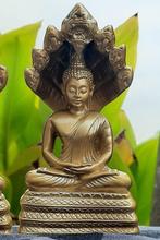 Thai Buddha Naga,Boeddha met7 koppige cobra slang ,,,,, Enlèvement, Neuf
