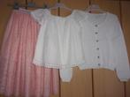 3 DELIGE Feestelijk meisjes outfit. Maat 140, Enfants & Bébés, Vêtements enfant | Taille 140, Enlèvement ou Envoi, Comme neuf
