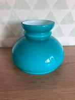 Vintage lampenglas - blauw, Ophalen of Verzenden, Zo goed als nieuw, Blauw