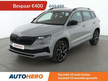 Skoda Karoq 1.5 TSI ACT SportLine (automatique), Autos, Argent ou Gris, Achat, Alcantara, Noir