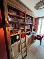 Boekenkast, Huis en Inrichting, Kasten | Boekenkasten, Ophalen, Met deur(en), 200 cm of meer, Eikenhout