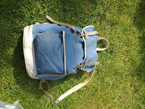 Vintage katoenen rugzak - made in DDR, Antiek en Kunst, Antiek | Kleding en Textiel, Dames, Heren, Kinderen, Ophalen of Verzenden