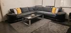 Hoekbank, TV-kast, salontafel en eettafel te koop, Huis en Inrichting, Ophalen, Gebruikt, Metaal, Modern