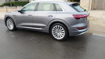 Audi E-tron 55 Quattro Advanced, Auto's, Audi, Automaat, Euro 6, Parkeersensor, Elektrisch