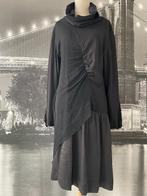 jurk feestkledij kleed met zijde - merk Eline Et Lena, Kleding | Dames, Verzenden, Zwart, Maat 42/44 (L), Zo goed als nieuw