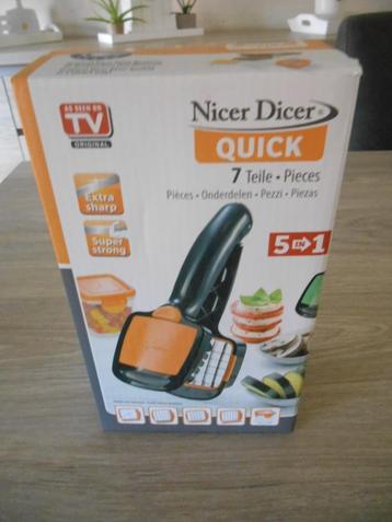 nicer dicer quick groentensnijder, Enlèvement ou Envoi, Comme neuf