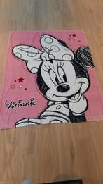 Polaire et plaid Minnie Mousse 150 x 125 cm, Comme neuf, Fille, Rose, Enlèvement ou Envoi