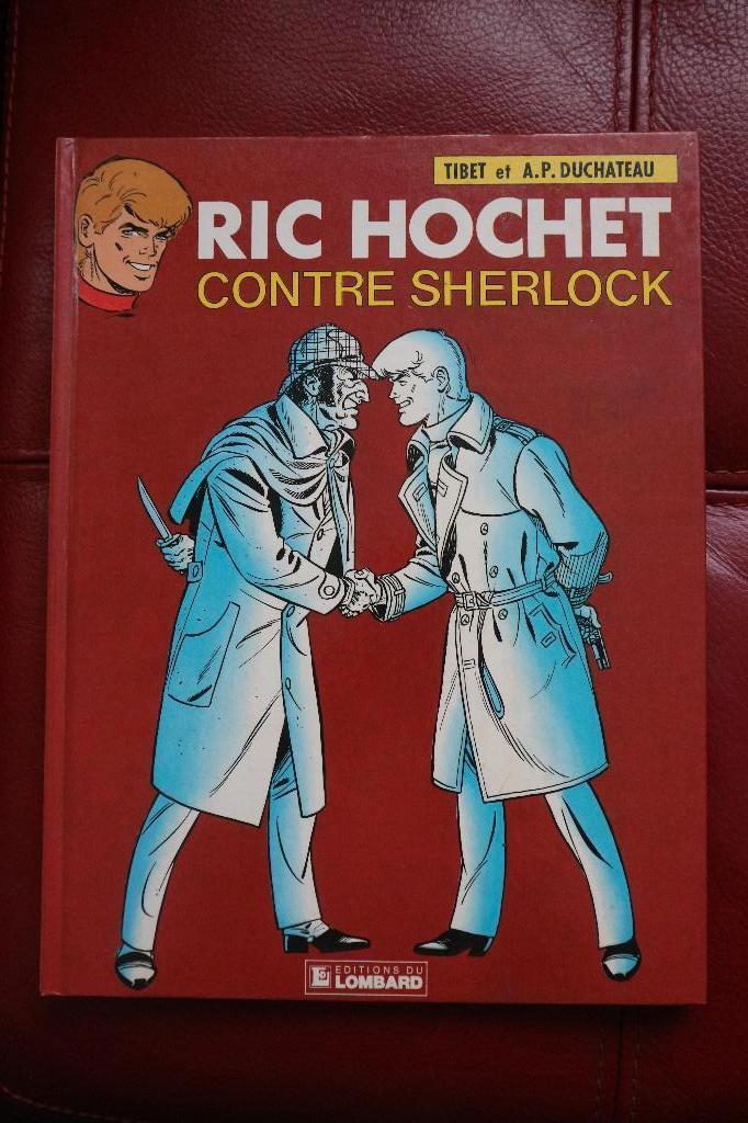 Stripboek met gesigneerde tekening RIC HOCHET 44, Boeken, Stripverhalen, Eén stripboek, Ophalen of Verzenden