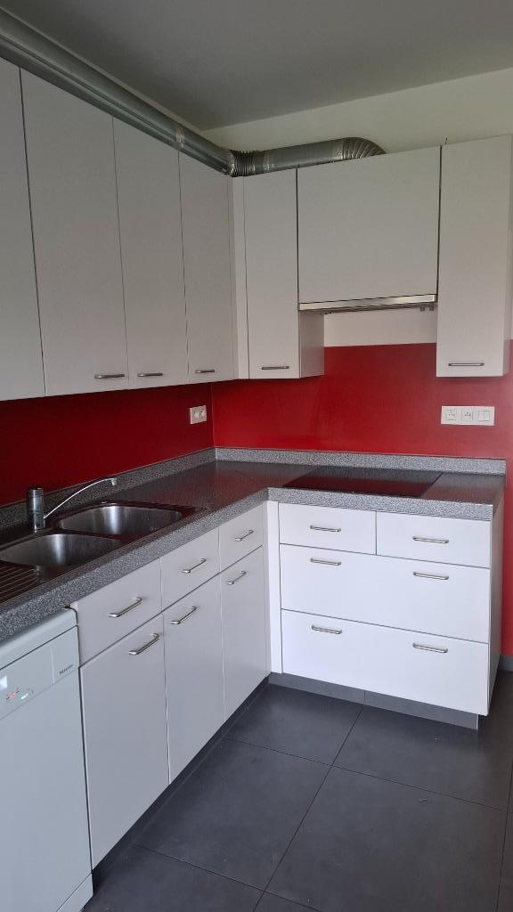 keuken, Huis en Inrichting, Keuken | Complete keukens, Gebruikt, Hoekkeuken, Wit, Hout, Ophalen
