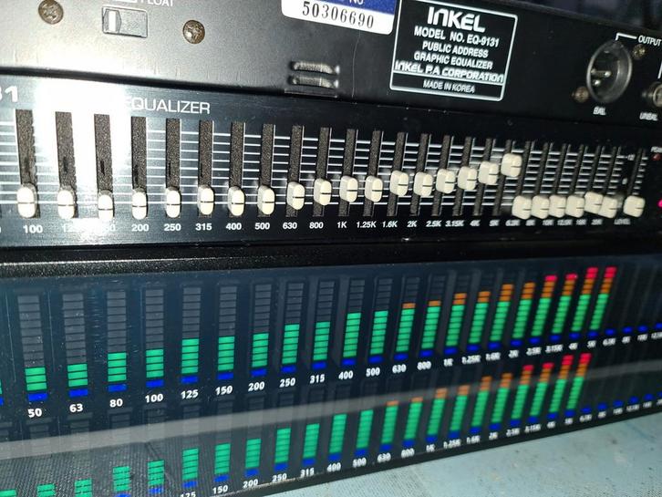 INKEL EQ 9131 graphic equalizer, Audio, Tv en Foto, Professionele apparaten, Zo goed als nieuw, Ophalen of Verzenden