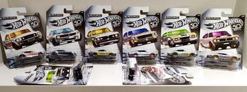 Hot Wheels lot 8x Zamac Flames Muscle 50th Anniversary(2017) beschikbaar voor biedingen