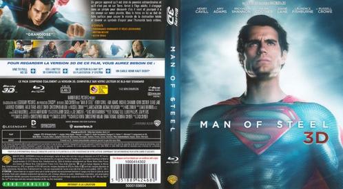 man of steel (blu-ray 3D + blu-ray) neuf, CD & DVD, Blu-ray, Neuf, dans son emballage, Action, 3D, Enlèvement ou Envoi
