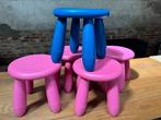 Kinderstoeltjes ikea 4 roze+1 blauw samen, Zo goed als nieuw, Ophalen