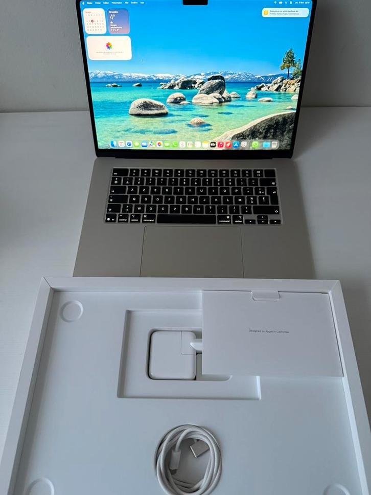 MacBook Air M4 – 15 pouces – Silver – COMME NEUF – Garantie, Informatique & Logiciels, Apple Macbooks, Comme neuf, MacBook Air