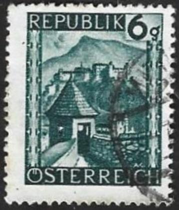 1 Postzegel Oostenrijk 1945 Landschappen beschikbaar voor biedingen