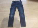 Broek Jeans ( trendy ::  met scheur/avec déchirure) 132 137, Bleu, Porté, Autres tailles de jeans, Enlèvement ou Envoi