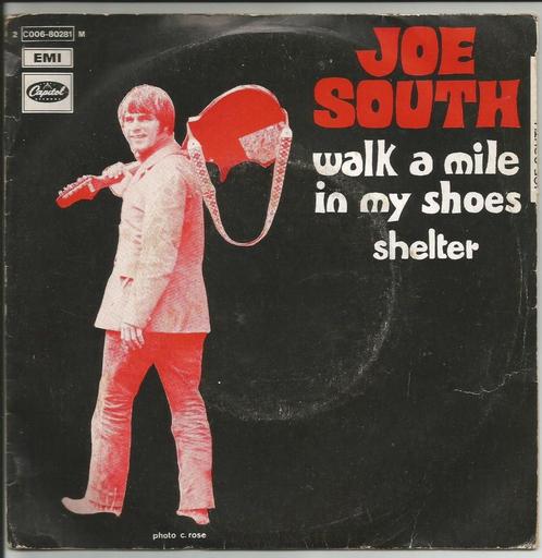 Joe South - Walk a mile in my shoes / Shelter, Cd's en Dvd's, Vinyl Singles, Single, Pop, 7 inch, Ophalen of Verzenden