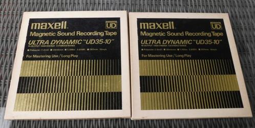 Maxell metalen spoelen met tape . (26 cm) zeer goede staat, Audio, Tv en Foto, Bandrecorder, Ophalen of Verzenden