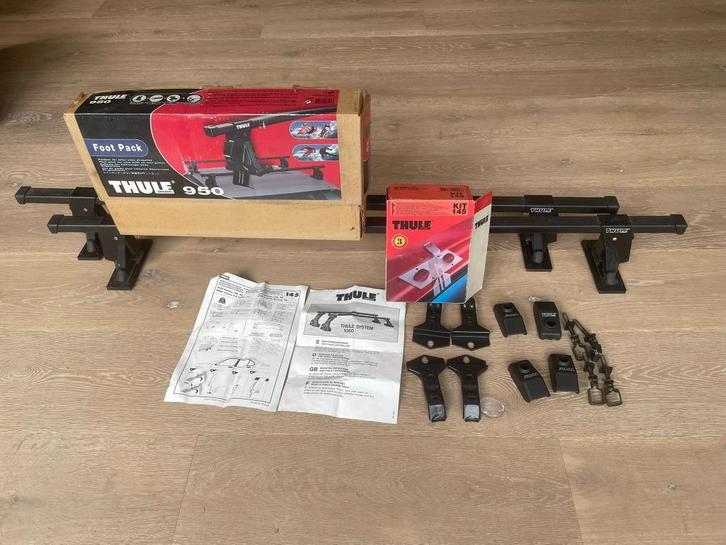 Thule systeem 1060 met Footpack 950 en kit 145 (BMW E30,E36), Auto diversen, Overige Auto diversen, Ophalen