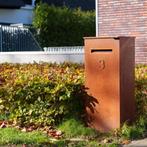 cortenstaal brievenbus CASE (ook voor pakket / pakjes), Tuin en Terras, Brievenbussen, Verzenden, Nieuw, Overige materialen, Staande brievenbus