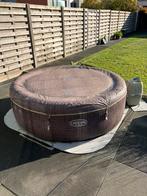 Lay z spa St. Moritz 7 Personen, Tuin en Terras, Ophalen, Gebruikt, Grondzeil, Opblaasbaar