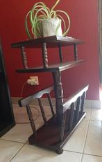 Rustieke massief houten krantenhouder, Ophalen, Gebruikt