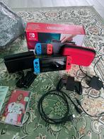 Nintendo Switch V1 + spelletjes + accessoires + doos, Ophalen of Verzenden, Gebruikt, Met games, Switch Original