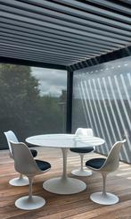 Tulipe  tafels céramique in outdoors eero saarinen stoelen, Ophalen of Verzenden, Zo goed als nieuw