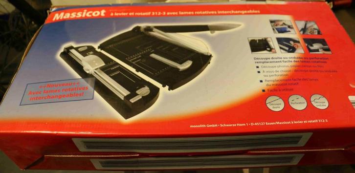 massicot ( rogneuse ), Hobby en Vrije tijd, Knutselen, Zo goed als nieuw, Materiaal, Ophalen