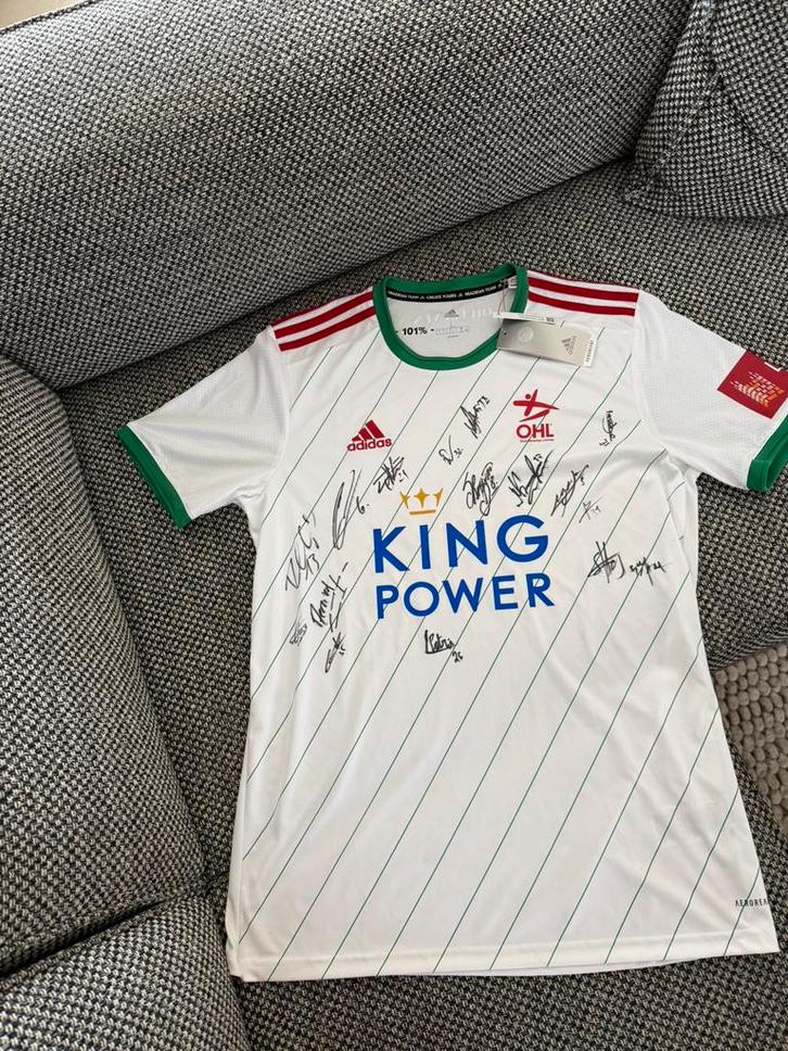 OHL wedstrijdshirt door spelers getekend, Sport en Fitness, Voetbal, Nieuw, Shirt, Maat L, Ophalen of Verzenden