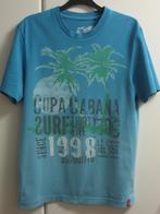Zeeblauw T-shirt met print van EDC by Esprit, S, Kleding | Heren, T-shirts, Ophalen of Verzenden, Zo goed als nieuw