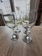 Wijnglazen ( 4 stuks ), Ophalen of Verzenden