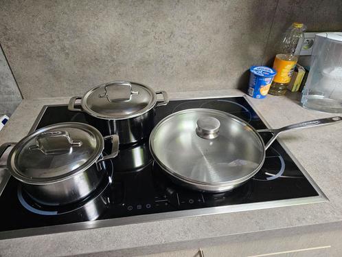 De meyere kookset, Huis en Inrichting, Keuken | Potten en Pannen, Gebruikt, Pannenset, Ophalen