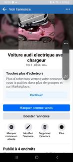 VOITURE ELECTRIQUE AUDI RAUSE ENFANT, Tickets & Billets