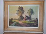 Peinture paysage flamand Frans Van Giel, Antiek en Kunst, Ophalen