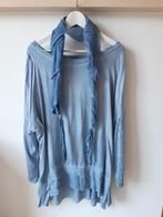 Mooi hemelsblauw blousje - grote maten, Ophalen of Verzenden, Zo goed als nieuw, Maat 46/48 (XL) of groter
