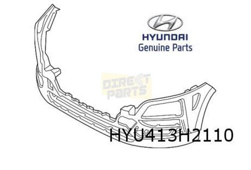 Hyundai Kona 11/17-2/21 voorbumper onder (B-type PGY Dark Gr, Autos : Pièces & Accessoires, Carrosserie & Tôlerie, Pare-chocs