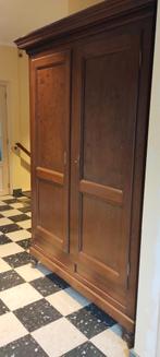 Grote kast in pitch pine hout, Antiek en Kunst, Antiek | Meubels | Kasten, Ophalen