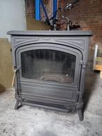 Mazoutkachel in gietijzer te koop, Huis en Inrichting, Kachels, Ophalen, Gebruikt, Overige brandstoffen, Vrijstaand