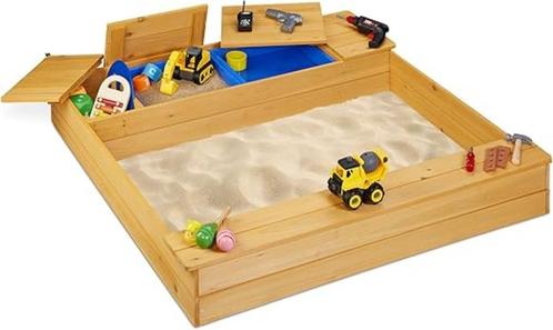 Zandbak van hout voor kinderen GRATIS LEVERING, Kinderen en Baby's, Speelgoed | Buiten | Zandbakken, Nieuw, Verzenden