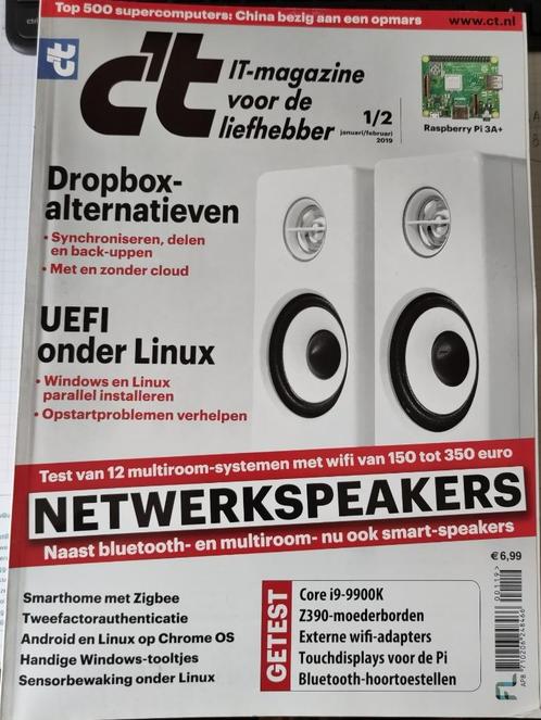 c't magazine - jaargang 2019, Boeken, Informatica en Computer, Zo goed als nieuw, Overige onderwerpen, Ophalen of Verzenden