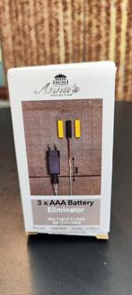 Batterijadapter voor 3x AAA-batterijen, kabel, Ophalen of Verzenden, Nieuw