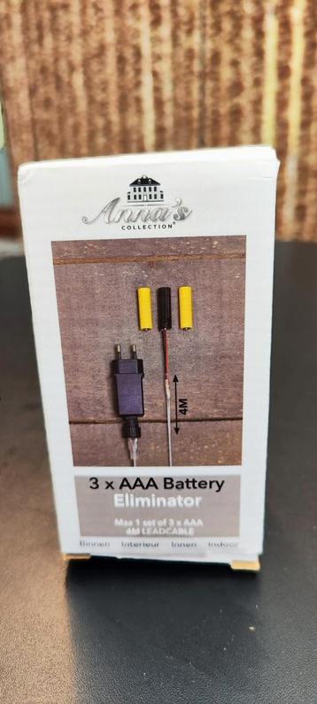 Batterijadapter voor 3x AAA-batterijen, kabel beschikbaar voor biedingen